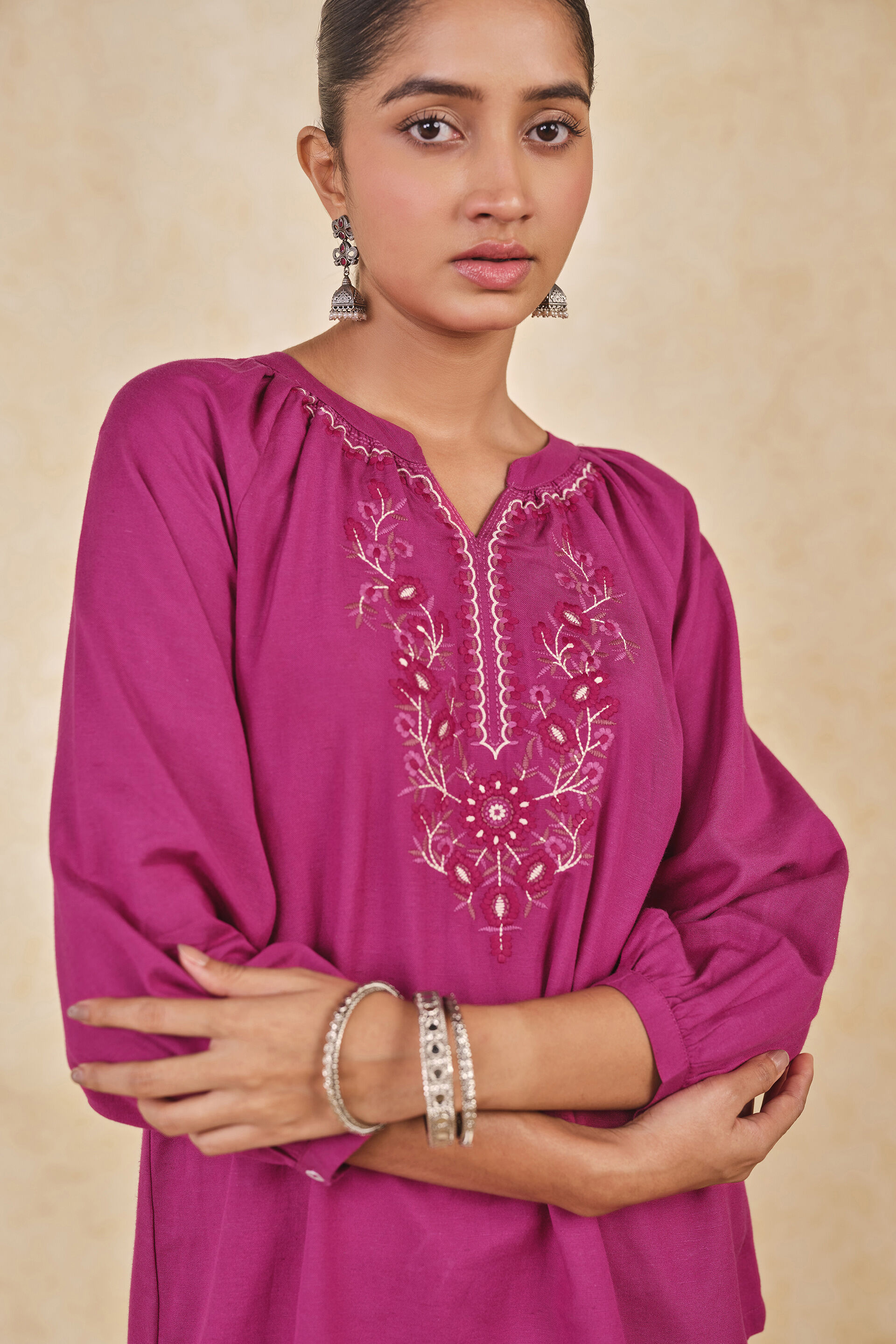 The Gulabi Top, Wine, image 5